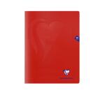 Cahier piqué Mimesys 24x32cm 48 pages petits carreaux couverture polypropylène