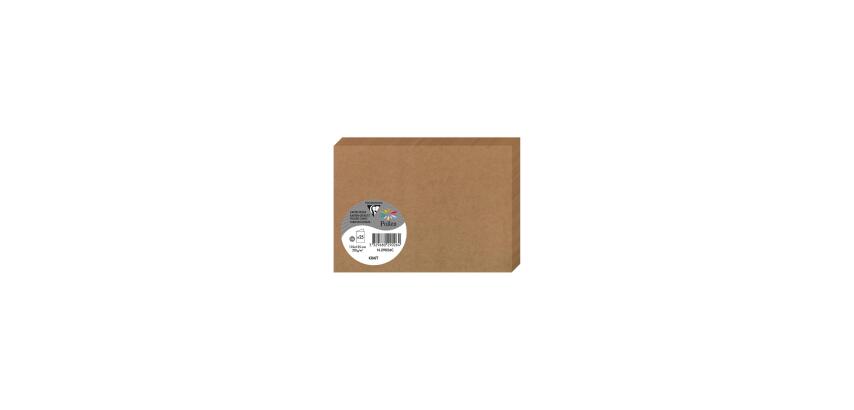 Paquet de 25 cartes pliées Pollen 110x155mm 210g/m2