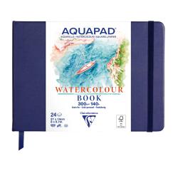 Aquarellskizzenbuch Aquapad, fester Einband, 21x14 cm 24 Blatt 300g