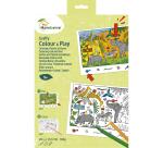 Graffy Colour & Play Cherche et trouve, Zoo - Vert
