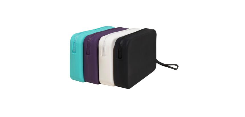 Pochette silicone TITANE 18,5x12x3,5cm ass - Couleurs assorties