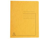 Chemise à lamelle carte lustrée 355gm2 - A4 - Jaune