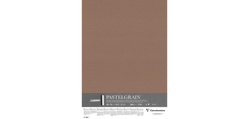PastelGrain paquet 5F 50x70cm 360g - Brun