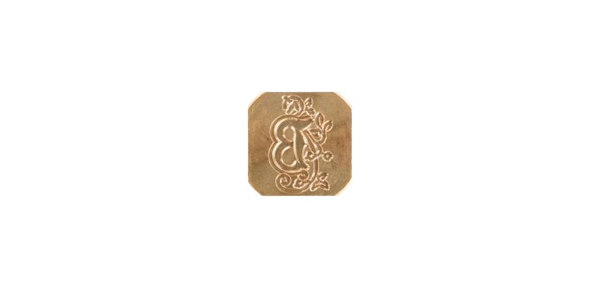 Jacques Herbin Illuminated Brass Seal - Square