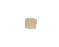 Mini boîte ronde 5x5x3cm - Kraft