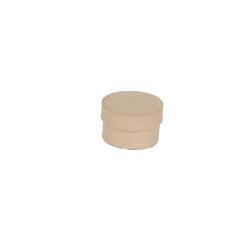 Mini boîte ronde 5x5x3cm - Kraft