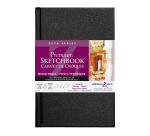 Zeta Series carnet rembordé rigide 26F 14x21,6cm 270g - Blanc