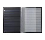 Album de timbres simili-cuir 48 pages noires - 22,5x30,5 cm