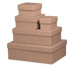 Rhodia Rhodiarama Gift Boxes - Set of 5 - Nested - Taupe
