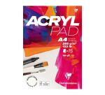Acrylpad bloc collé 15F A4 285g