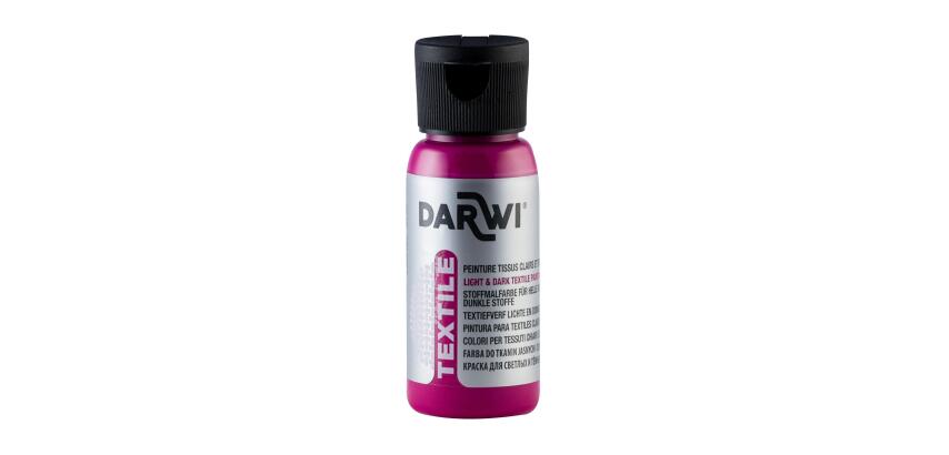 Darwi Opaque Textile Paint - 50ml - Ruby