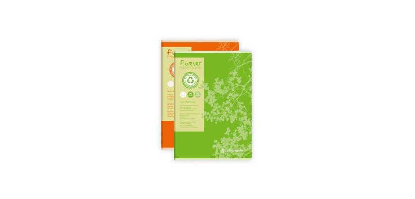 Cahier piqué FOREVER A4 96 pages grands carreaux 70 g - Assortis