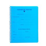 Textes reliure intégrale 8000 POLYPRO 17x22 cm 124 pages grands carreaux 90 g - Assortis