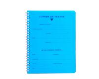 Textes reliure intégrale 8000 POLYPRO 17x22 cm 124 pages grands carreaux 90 g - Assortis