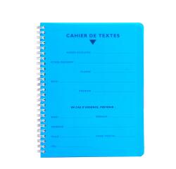 Textes reliure intégrale 8000 POLYPRO 17x22 cm 124 pages grands carreaux 90 g - Assortis