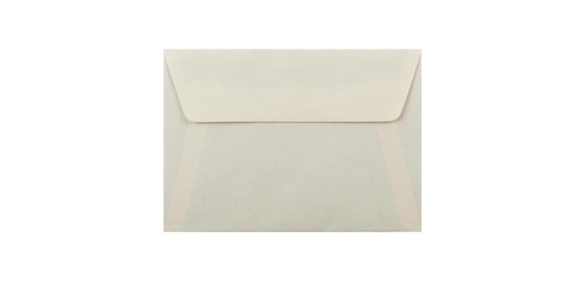 25 enveloppes C6 (114x162mm) Vergé doublées adhésives