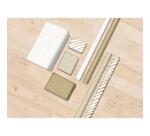 Kraft brut 70g, Blanc & or 5x0,70m, 20rl - Assortiment
