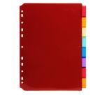 Divider Translucent PP A4 8P ColouRed - Assorted colours