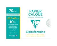 Papier Calque pochette 10F A3 70g