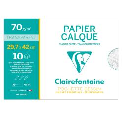 Transparentpapier, Packung mit 10 Blatt A3, 70g