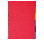 Dividers A4 220g 6P Bright - Assorted colours
