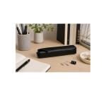 CUIR Trousse SLIM 4x2,5x19,5cm - Noir