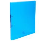 Classeur 2 anneaux plastifié Exacompta Crystal colours A4 - Dos 2 cm couleurs assorties