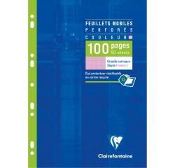 Clairefontaine Coloured Loose Leaf Refill Paper - A4 - 100 Pages - Sey#s Ruled
