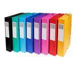 Archivbox aus Colorspan-Karton 600g, Rückenbreite 25mm, Gummizuverschluss, Rückenetikett, 25x33cm für DIN A4