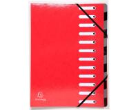 Trieur Harmonika Iderama 12 compartiments - Rouge