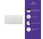 25 enveloppes DL (110x220mm)Vergé doublées adhésives
