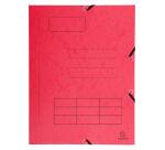Chemise à élastique Imprimée 3 rabats carte lustrée 355gm2 - A4 - Couleurs assorties