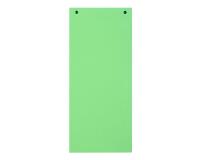 Paquet 100 fiches intercalaires horizontales unies perforées Forever - 105x240mm - Vert