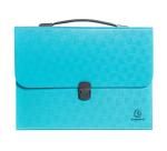 Exacompta Pop 'N Co Expanding File With Handle 24 Part 33x29cm - Cyan