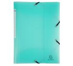 Sammelmappe A4 mit Gummizug und 3 Klappen, PP, Chromaline Pastell