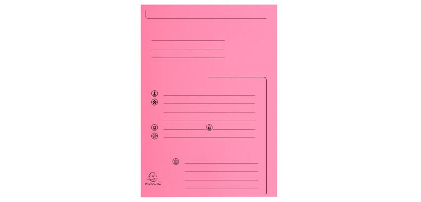 Paquet de 25 chemises 2 rabats SUPER 210 Contact - 24x32cm