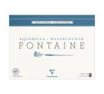 Fontaine bloc collé 4 côtés 15F 42x56cm 300g grain nuageux