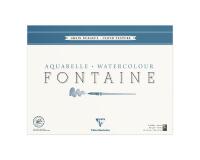 Fontaine bloc collé 4 côtés 15F 42x56cm 300g grain nuageux