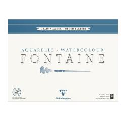 Fontaine bloc collé 4 côtés 15F 42x56cm 300g grain nuageux
