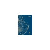 Carnet piqué FOREVER PREMIUM 100% recyclé A5 96 pages ligné papier recyclé blanc 90 g - Bleu cobalt