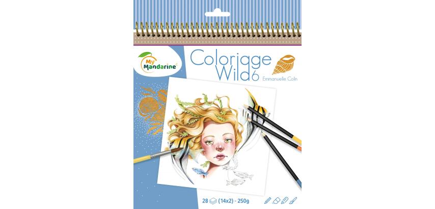 Malbuch Wild 6 - Blau
