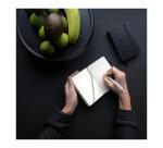 Webnotebook 9x14 cm 192 pages dot papier ivoire 90g fermeture élastique - Noir
