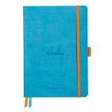 Rhodiarama Goalbook souple A5 240 pages dot papier blanc 90g - Turquoise