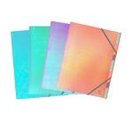 Trieur agrafé 12 positions couverture PP intérieur carte Candy Tidy - Couleurs assorties