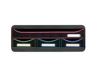 Module de classement Toolbox 4 tiroirs Black Office - Noir/arlequin