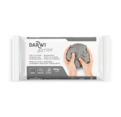 DARWI Pain de 500 g de pâte auto-durcissante BETON - Béton