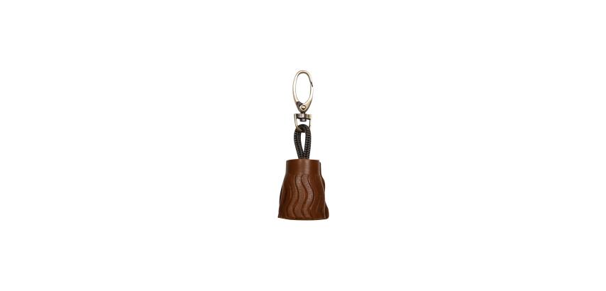 Lawrence LEATHER Key ring 4x2,5 cm Camel