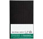 Account book squared paginated 300 pages - 36x22,5cm - Black