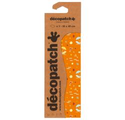 Etui 3 identieke vellen ref 922 - Oranje