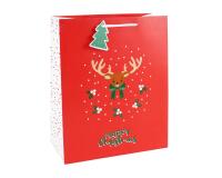 Flocons, sac large 26,5x14x33 cm - Rouge